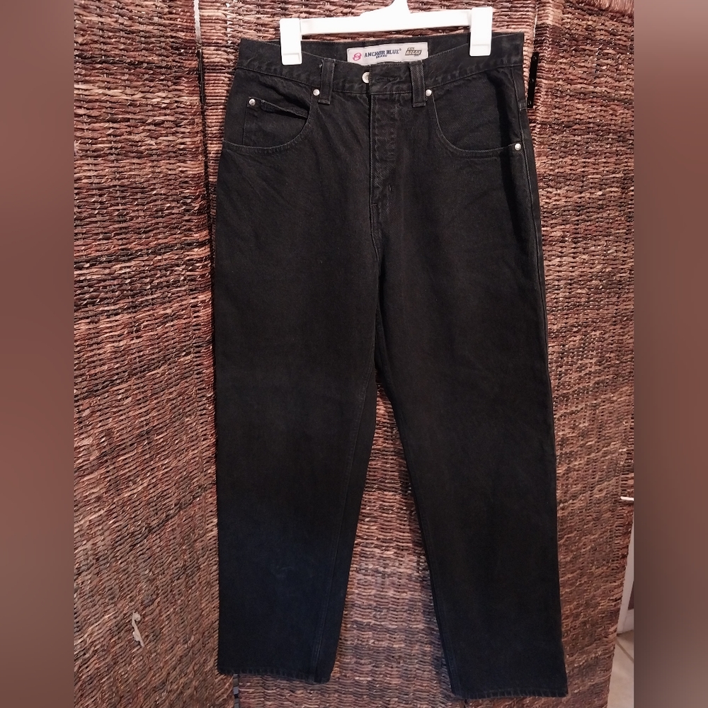 Vintage anchor blue big baggy skater jeans